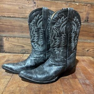 Corral- SZ 8 Women’s Black Leather Cowgirl Boots